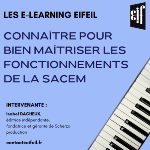 e-learning le fonctionnement de la Sacem