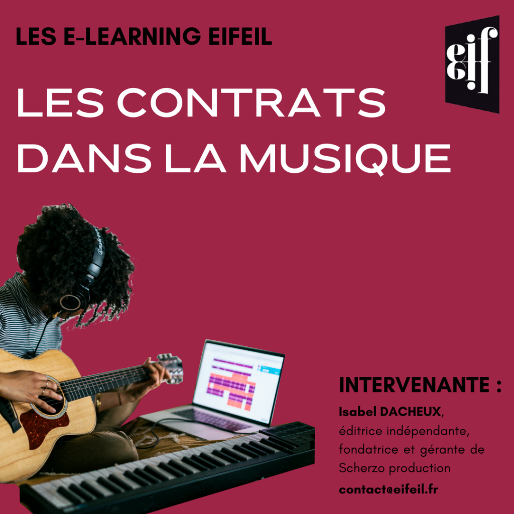e-learning les contrats dans la musique